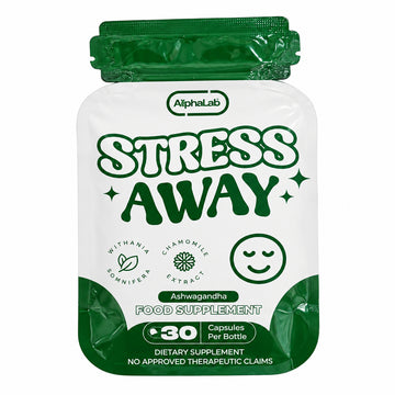 ALPHALAB STRESS AWAY CHAMOMILE EXTRACT ASHWAGANDHA 30 CAPS