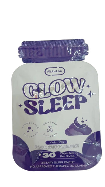 ALPHALAB GLOW SLEEP ROSEHIP EXTRACT MELATONIN 30 CAPS