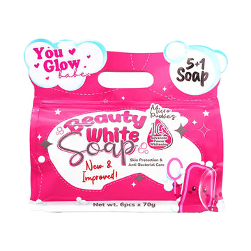 YOU GLOW BABE BEAUTY WHITE 5+1 SOAP NEW