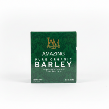 IAM AMAZING PURE ORGANIC BARELY POWDERED DRINK MIX