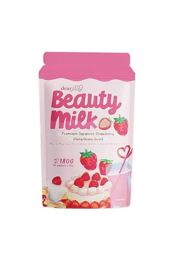 DEAR FACE BEAUTY MILK STRAWBERRY PREMIUM by DEAR FACE - Premium Skincare Product