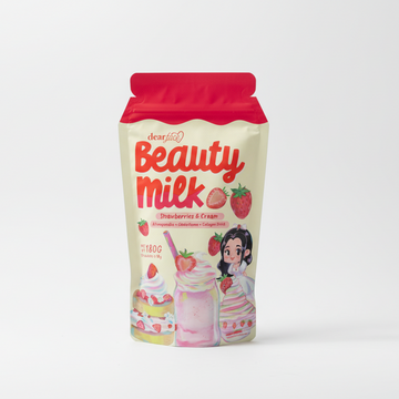 DEAR FACE BEAUTY MILK PREMIUM STRAWBERRY GLUTATHIONE DRINK
