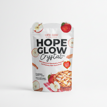 LUNA AURA HOPE GLOW CRYSTAL APPLE CINNAMON FIBER JUICE DRINKS