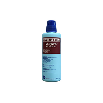 POVIDONE-IODINE BETADINE SKIN CLEANSER 120 ML