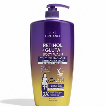 LUXE ORGANIX RETINOL+GLUTA BODY WASH