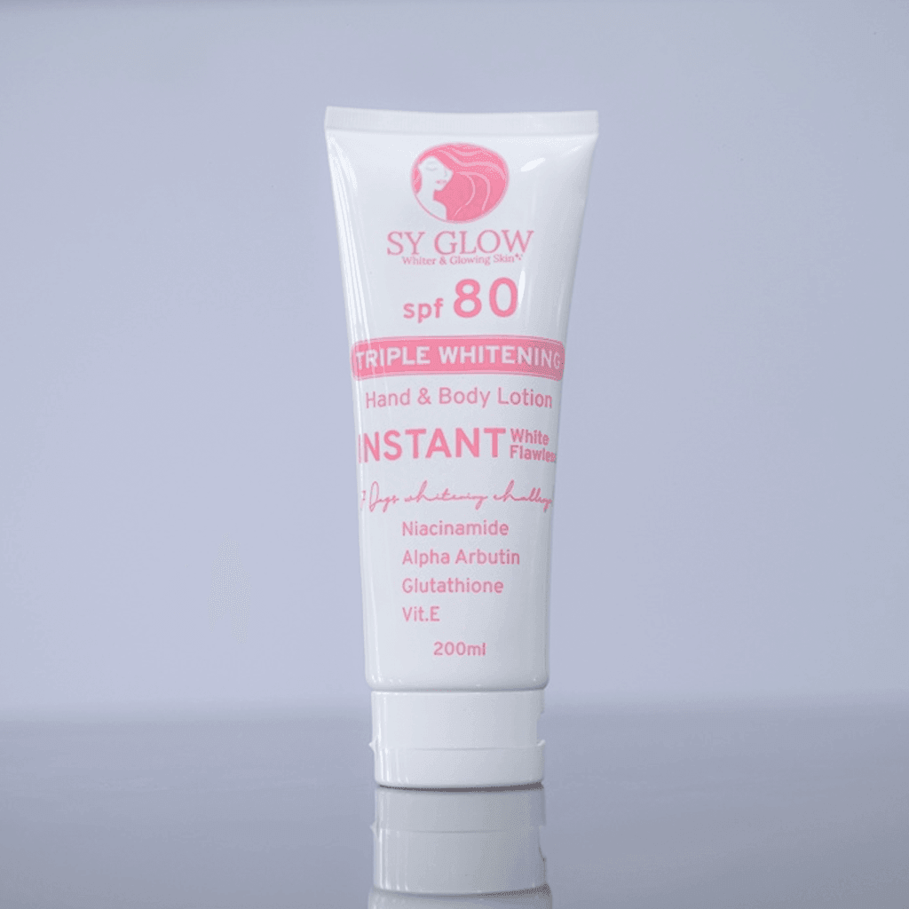 SY GLOW INSTANT WHITE BODY LOTION SPF 80 by SY GLOW - Premium Skincare Product